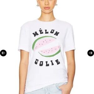 ETRE CECILE  Meloncolie printed cotton-jersey T-shirt Size Extra Small